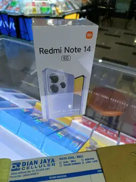 Xiaomi redmi note 14 5G 8/256 resmi