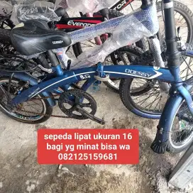 Sepeda lipat ukuran 16 odessy single speed