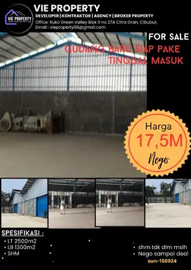 gudang baru jalan besar kontener 40 feed