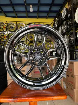 VELG RACINGHART CP035 BLACK CHROME R18*8,5 H5*114 INNOVA,HRV,CIVIC,CRV