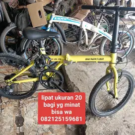 Jual sepeda lipat ukuran 20 senator