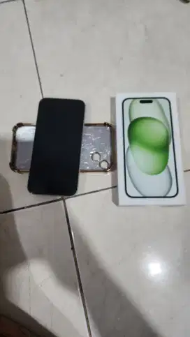 Dijual iPhone 15 plus 128gb , IBOX, garansi masih on