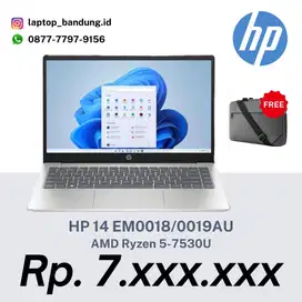 Laptop HP 14 Ryzen 5-7530U/8GB/512GB/14 FHD IPS/Win 11 + OHS 2021