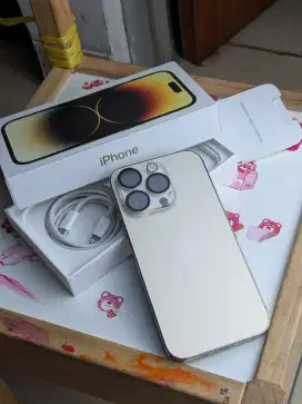 Iphone 14 Pro iBox 128GB 128 PA/A Gold No Minus like new bukan inter