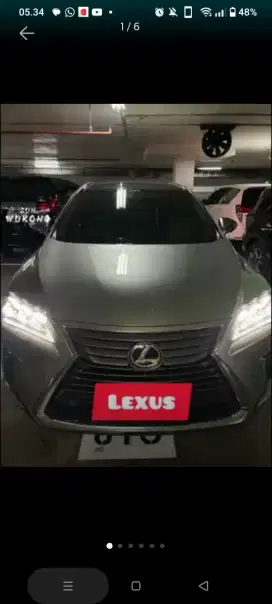Lexus 2019 RX 300 km antik 25 rb