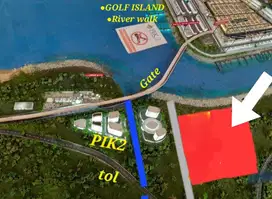DIJUAL TANAH DEVELOPER SEGITIGA PIK2, GOLF ISLAND, JAKARTA UTARA