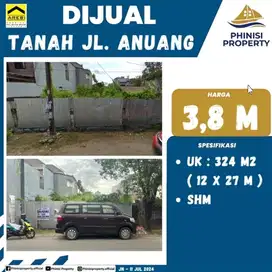 DIJUAL Kavling Siap Bangun Tengah Kota Makassar Jalan Anuang