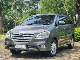 TDP 35.JT NEGO| INNOVA V LUXURY 2.0 AT BENSIN 2014 GREY SUPER SEGER !!
