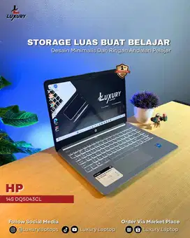LAPTOP HP 14S DQ5043CL SLIM CORE I3 GEN 12 SSD 512GB RAM 8GB SECOND