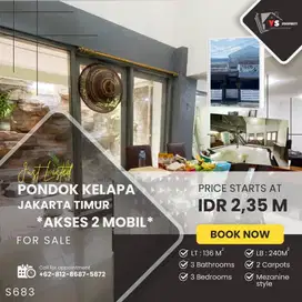 PEMDA DKI PD KELAPA JAKTIM AKSES RUMAH 2 MOBIL BEBAS BANJIR S683
