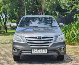 TDP 35.JT NEGO| INNOVA V LUXURY 2.0 AT BENSIN 2014 GREY SUPER SEGER !!