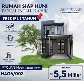 Available Now! Rumah Golf Island Harga Mulai Dari 5M-an Free IPL 1Th
