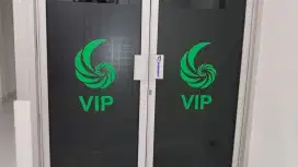 Sticker kaca sandblast stiker buram es & cutting logo oracal skotlet