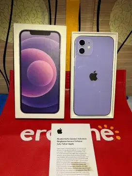 Iphone 12 64 EX IBOX PA/A bh 87% warna purple