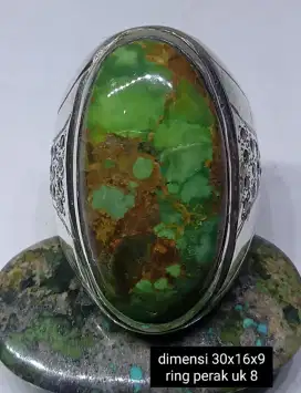 pirus Persia hijau botol serat emas