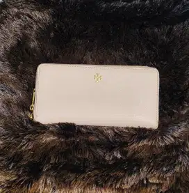 York Zip Passport Tory Burch Wallet Light Oak Dompet Pink Preloved