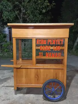 Gerobak Angkringan Bakso Mie Ayam PeceL Bubur Sate Martabak Ronde dlL