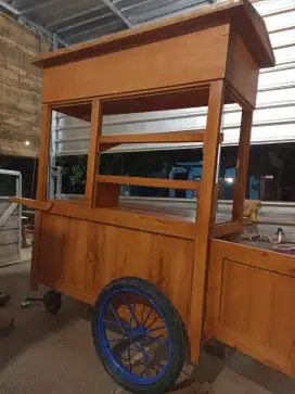 Gerobak Angkringan Bakso Mie Ayam PeceL Bubur Sate Martabak Ronde dlL