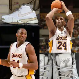 Sepatu Basket Kobe 1 Protro White Shark