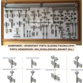 Komponen lengkap garasi, WINA SS, Roda Rel Engsel dll harga terbaik