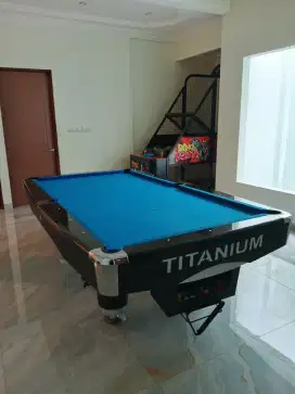 De Belle Billiard - Titanium Oval Pro 9 Feet Pool Table