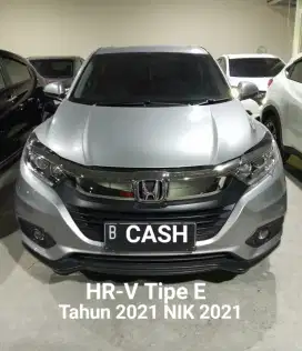 HR-V E Tahun 2021 NIK 2021 Km30rbTgn1PribadiRecord Honda HRV