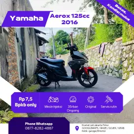 Yamaha Aerox 125cc Ymjet_fi STNK hilang Tahun 2016