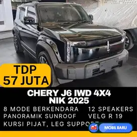 [Mobil Baru] Chery J6 IWD 4X4 Hitam 2025