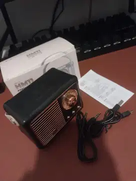 Speaker Bluetooth Mini - Retro HM11 Wireless Bass Portable Speaker