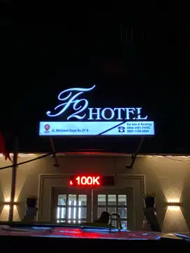 Neon box, huruf timbul led, running text dll