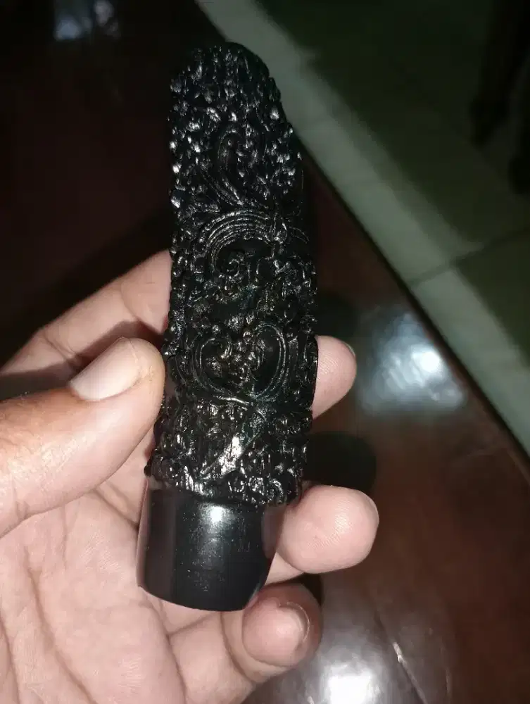 Deder keris janggelan lawasan bahan kayu stigi garap istimewa