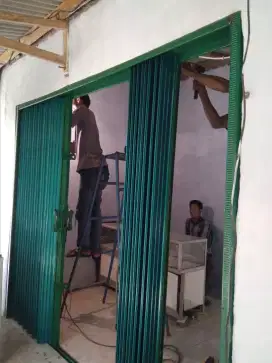 Rolling door folding gate baru dan murah