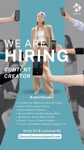 Conten Creator (Full Time)