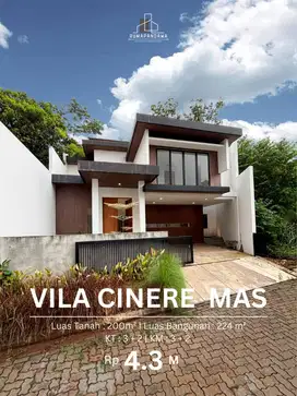 Di Jual Rumah Villa Cinere Mas