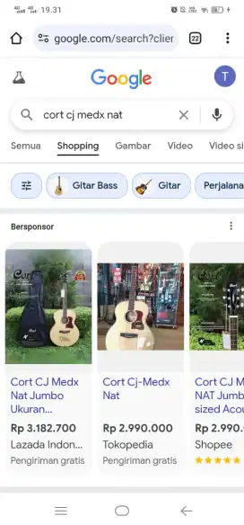 Guitar cort CJ medx nat