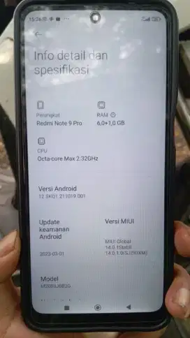 Redmi note 9pro