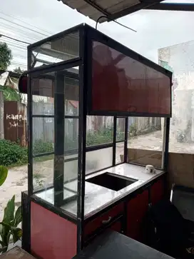 GEROBAK/ ETALASE /BOOTH / GEROBAK USAHA JUALAN MAKANAN
