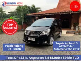 Toyota Alphard G ATPM 2.4cc Automatic Th'2012