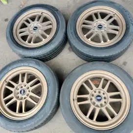 Hsr Boroko ring 16 pcd 5x100/114,3 ET 40 ban 205/55 R16 New Veloz dll