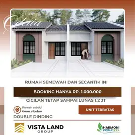 RUMAH SUBSIDI DI CLAUSTER ADELIA TIMUR CIBUBUR