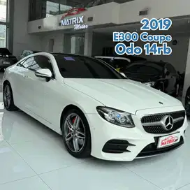 Mercedes Benz E300 Coupe 2019 NIK 2018 White Black Red Mercy E 300