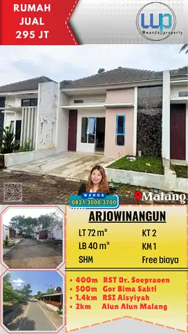 Rumah Murah Siap Huni Tengah Kota Malang