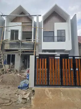 E.Rumah Scandinavian Promo Dp Suka2 Free Biaya Komplek Asabri jatiasih