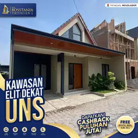 Rumah 2 Lantai ala Skandinavia Dekat Kampus UNS Solo