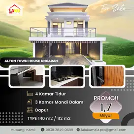 Rumah Siap Huni Alton Town House Cluster Mewah 2 Lantai Kota Ungaran