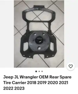 Jeep wrengler rear spare tire carrier