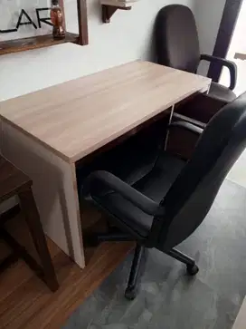 MEJA KURSI KANTOR SET / MEJA KANTOR / KURSI STAFF HIDROLIK