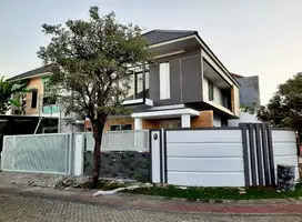 Kertajaya indah regency jual rumah hook baru mewah modern minimalis