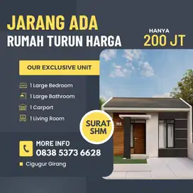 Rumah hunian minimalis dekat kota bandung hanya 300 jtan