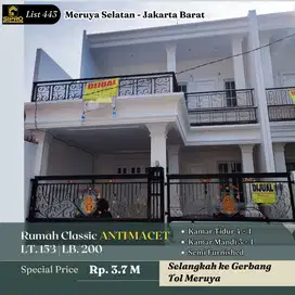 S443.Rumah Mewah Siap Huni Lokasi Super Strategis dkt Exit tol Meruya